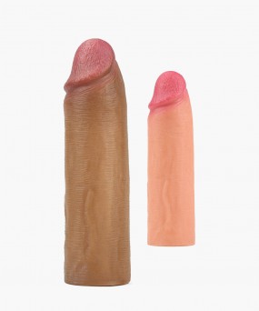 실리콘 확장 콘돔 2.5cm확장