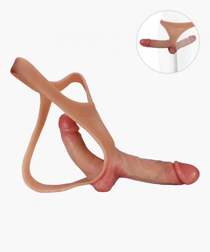 양방향 실리콘 딜도 팬티