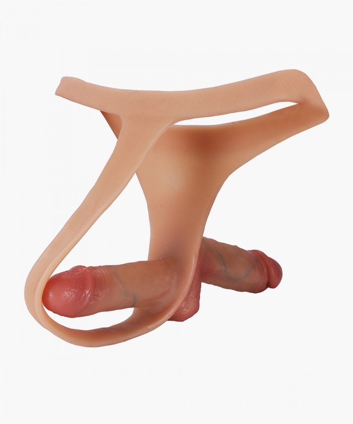 양방향 실리콘 딜도 팬티