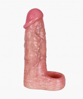 리얼리틱 실리콘 페니스 확장 슬리브