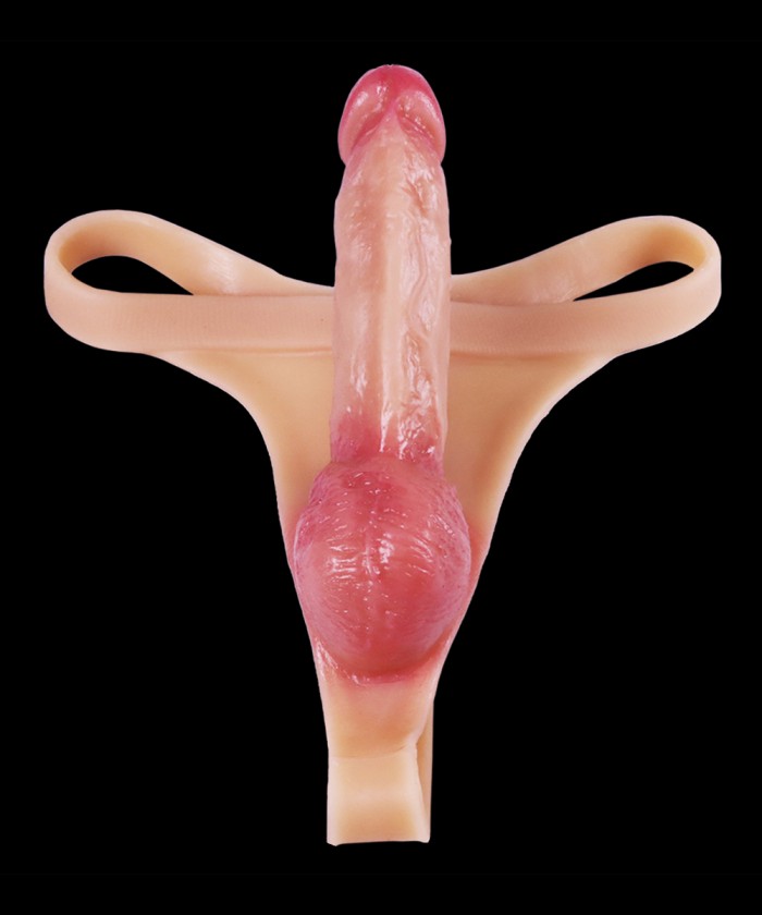 실리콘 딜도 T팬티